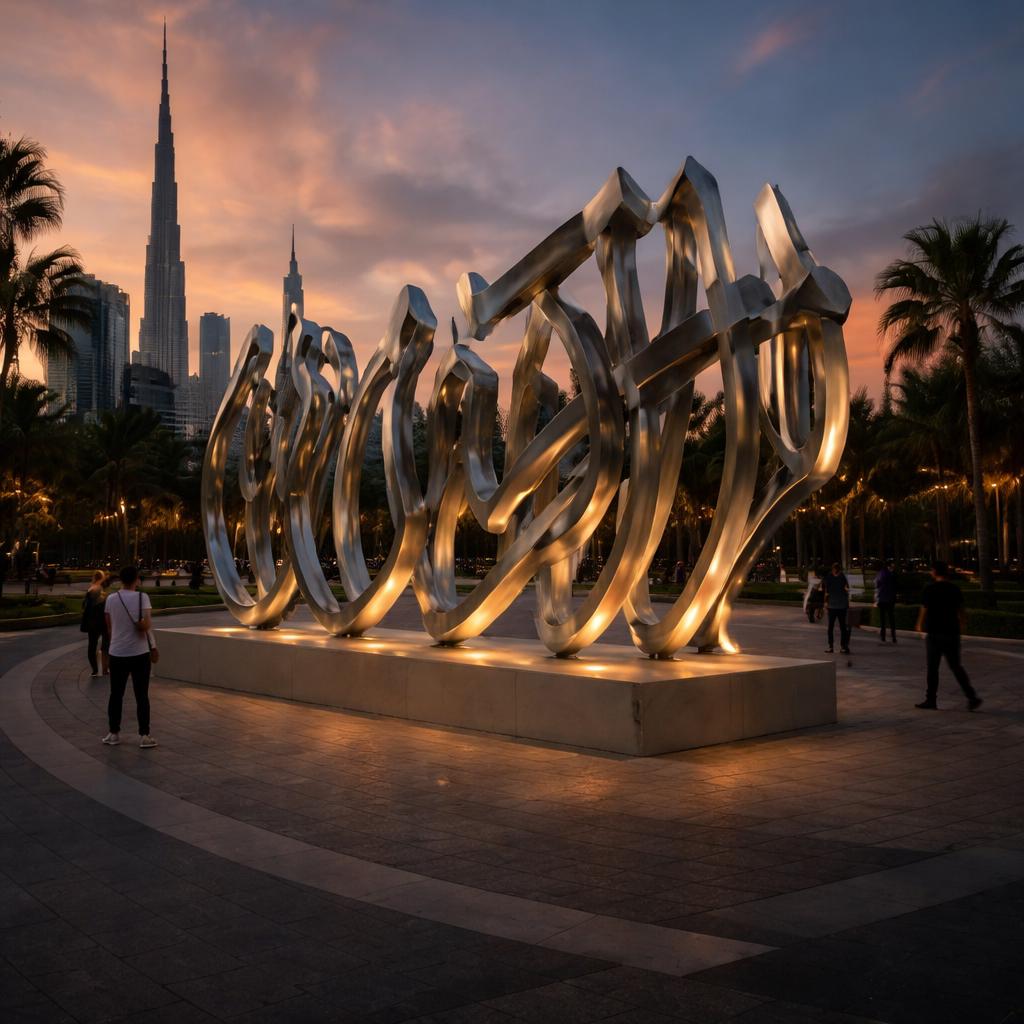 Large-scale public art and urban space installations in the UAE